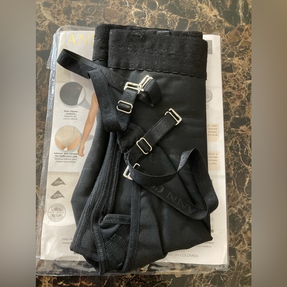 Ann Chery  1043 Fiorella Thong Colombiana Butt Lifting Bodysuit Black/S - Picture 8 of 13